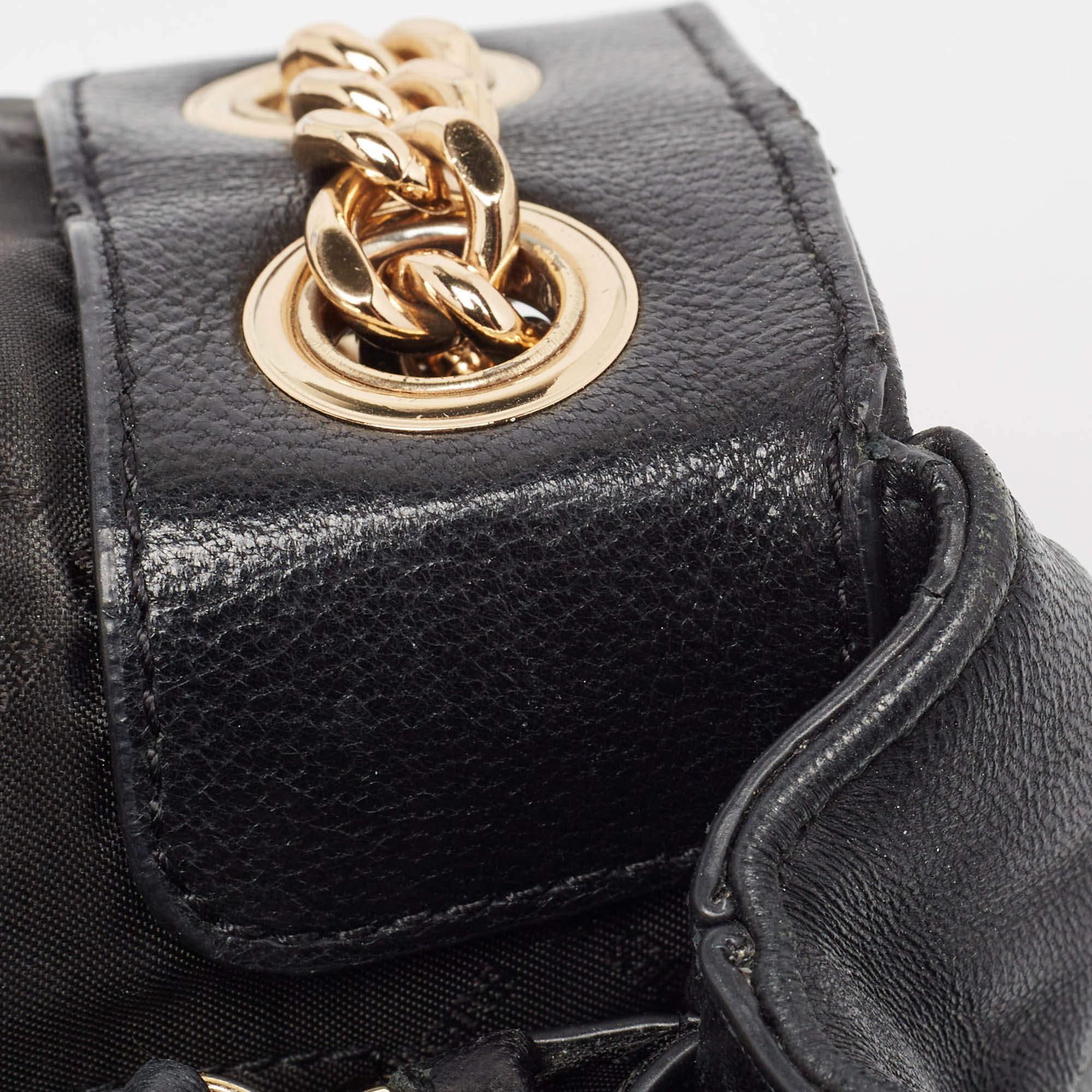 Michael Kors Bolso de hombro Sloan de piel acolchada negra 1