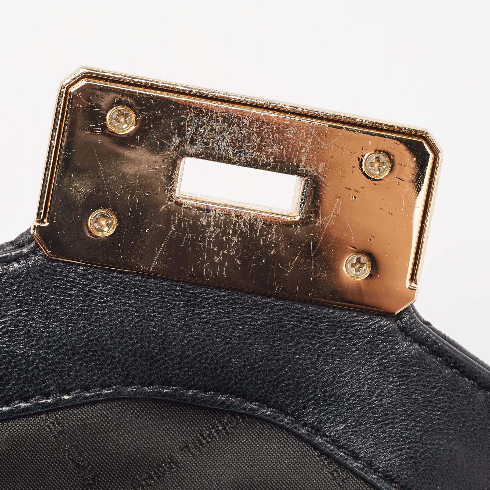 Michael Kors Bolso de hombro Sloan de piel acolchada negra 3