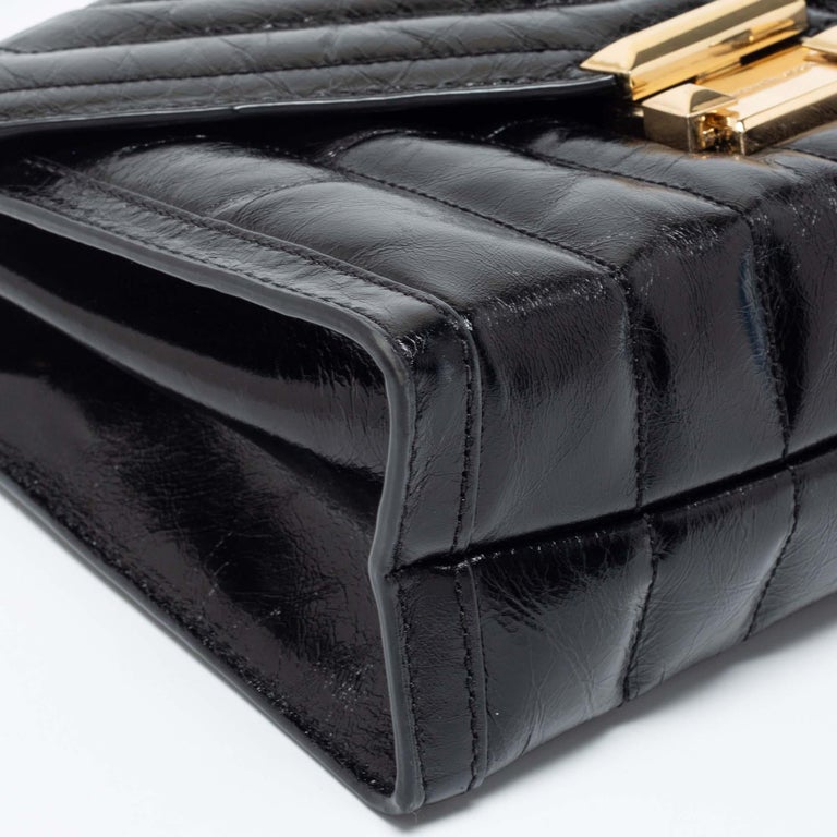 Michael Kors Black Quilted Leather Whitney Shoulder Bag For Sale at 1stDibs