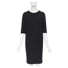 MICHAEL KORS robe décontractée chauve-souris en rayonne spandex noir et stretch US0 XS