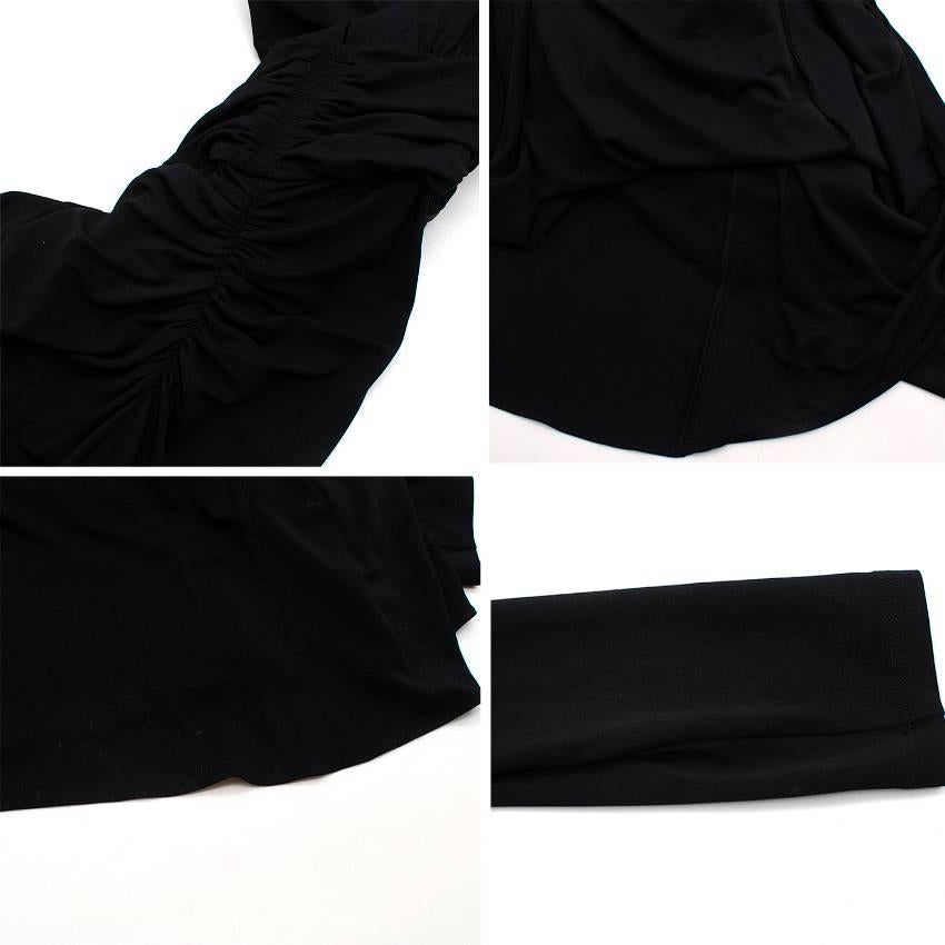 Michael Kors black v-neck gown US 0 For Sale 3