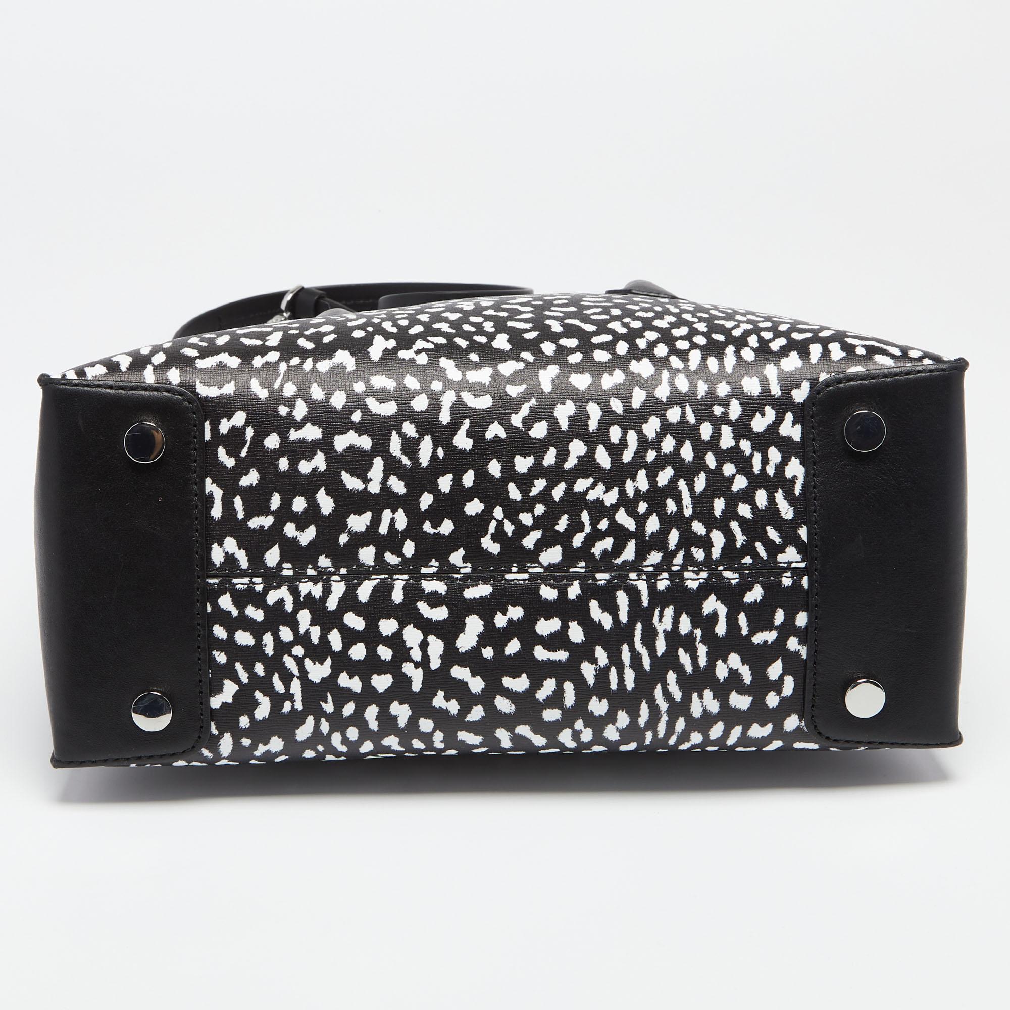 Michael kors black cheetah purse best sale