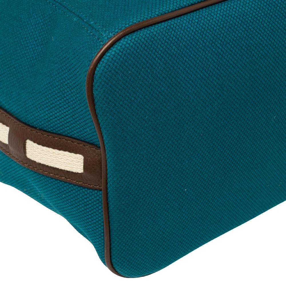 Michael Kors Blue Canvas Marina Grab Tote 5