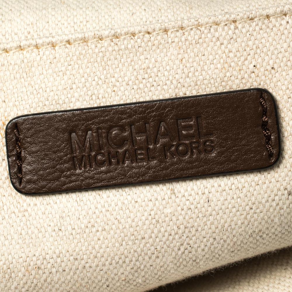 Michael Kors Blue Canvas Marina Grab Tote 2