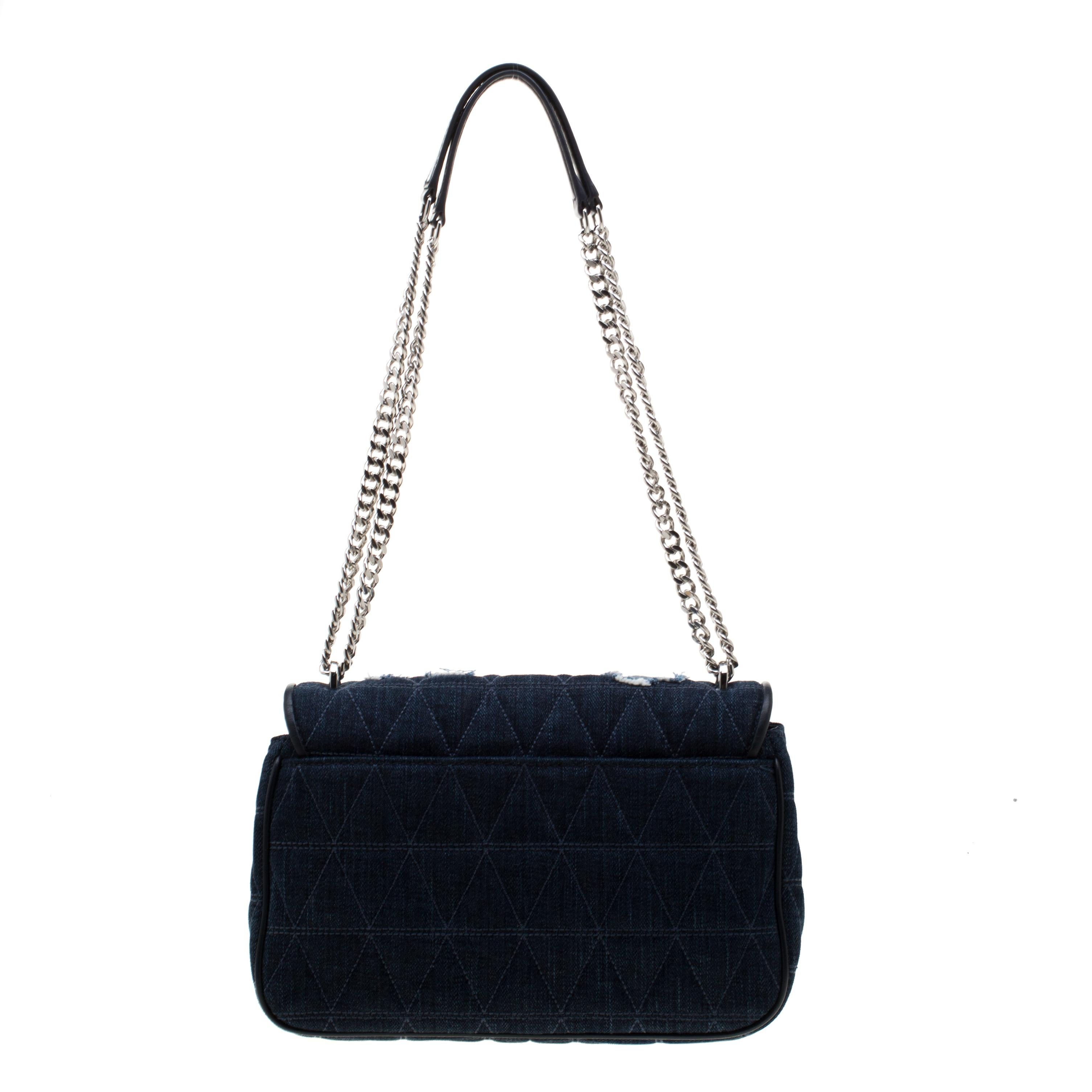 Michael kors blue flower purse outlet