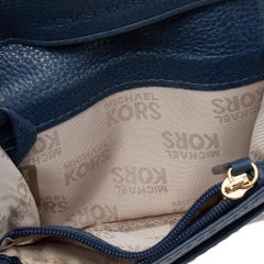 Michael Kors Blue Leather Wallet