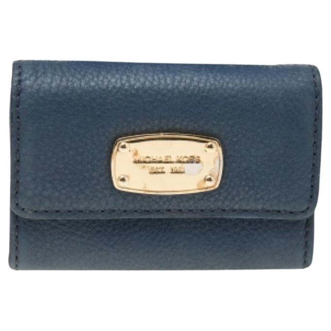 Michael Kors portefeuille en cuir bleu