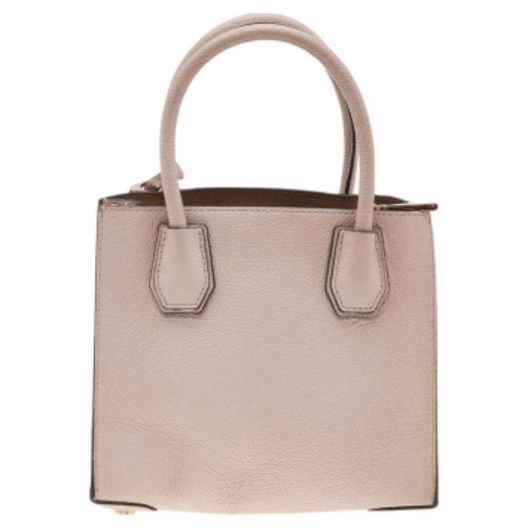 Michael Kors Mini Tote Mercer de piel rosa rubor en venta 5