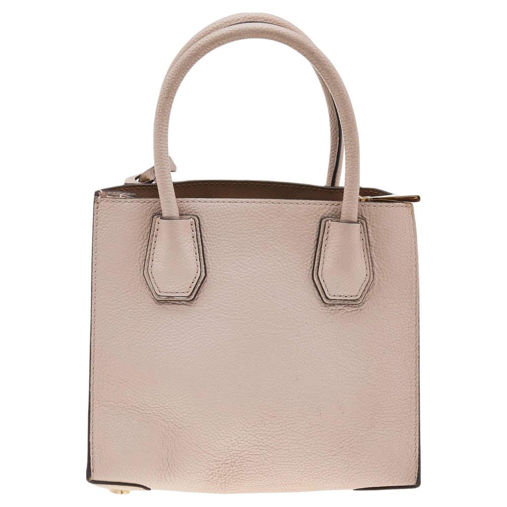 Michael Kors Blush Pink Leather Mini Mercer Tote In Fair Condition In Dubai, Al Qouz 2