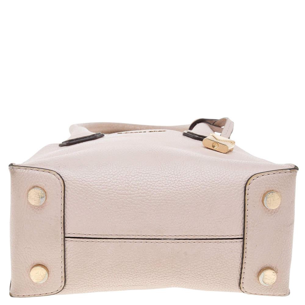 Michael Kors Blush Pink Leather Mini Mercer Tote 1