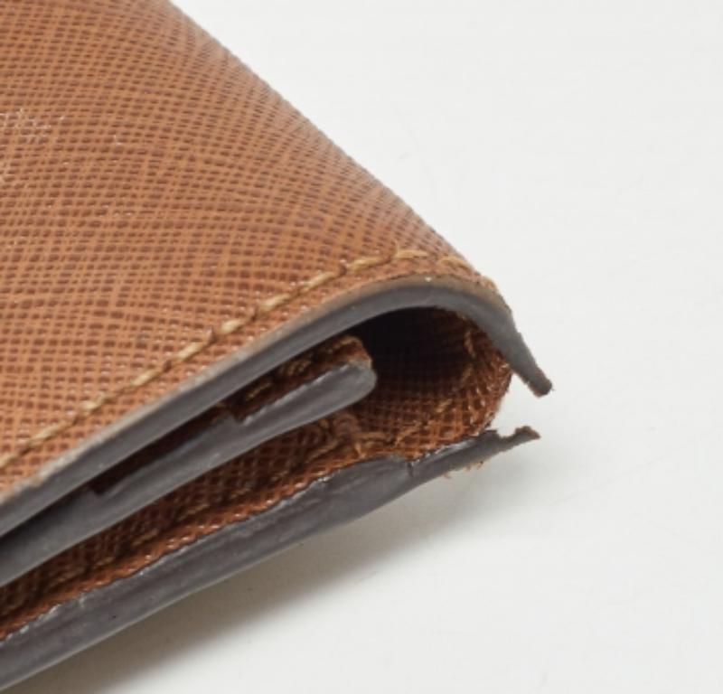 Cartera continental de piel marrón Michael Kors Marrón en venta