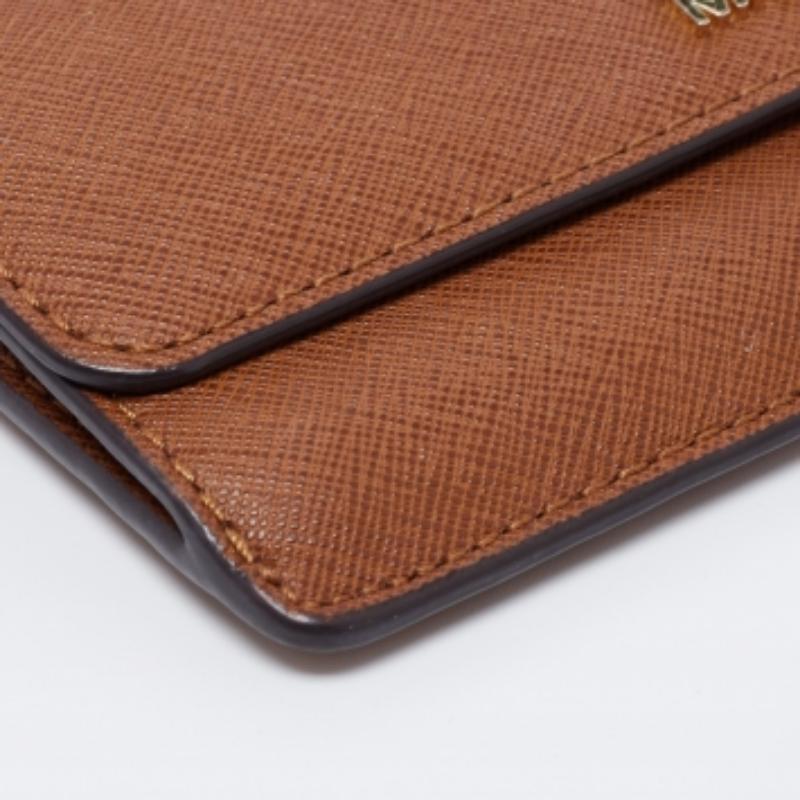 Continental en cuir marron de Michael Kors  Portefeuille en vente 3
