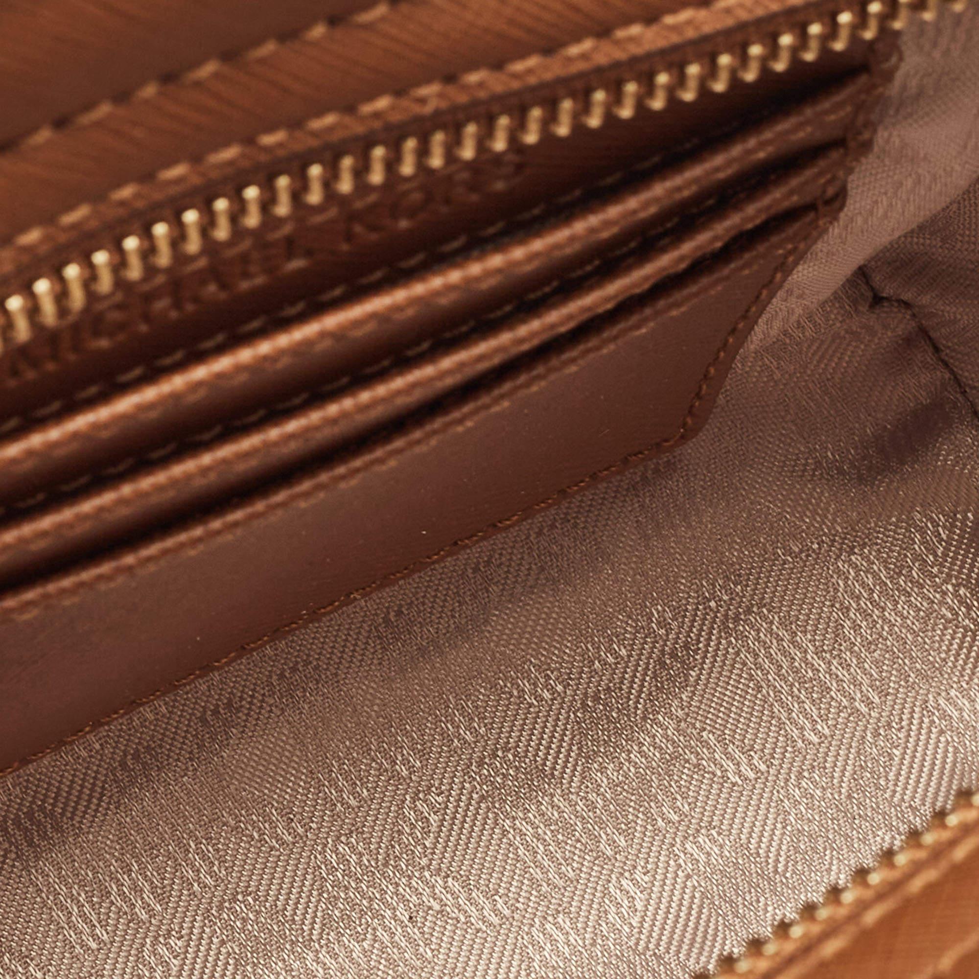Michael Kors Brown Leather Mini Selma Crossbody Bag 5
