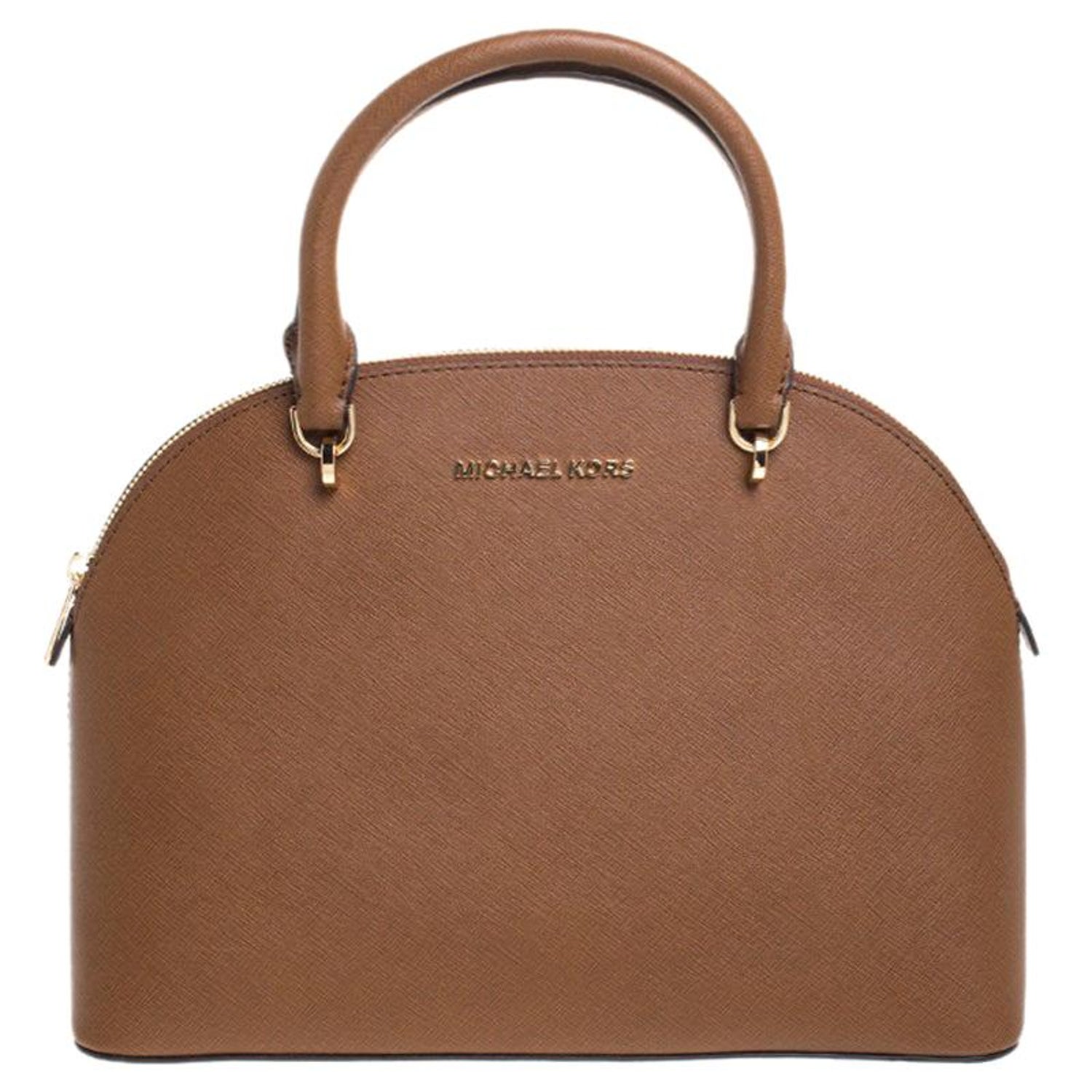 Michael Kors Brown Saffiano Leather Large Emmy Dome Satchel at 1stDibs | michael  kors emmy dome satchel, michael kors new handbags, michael kors emmy dome  crossbody