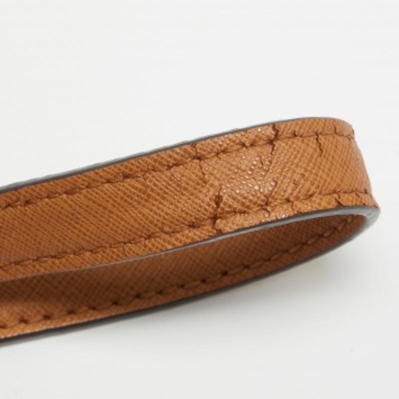 De las mujeres Cartera Savannah de Michael Kors en lona revestida y piel marrón/blanca con la firma de la marca en venta