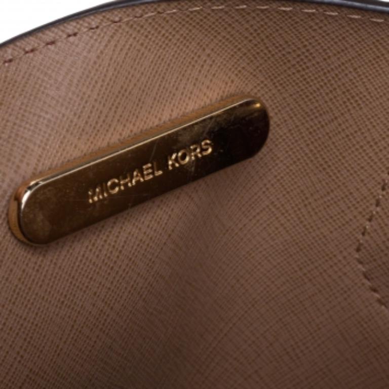 Michael Kors Burgundy Grained Leather Large Mercer Tote For Sale 5