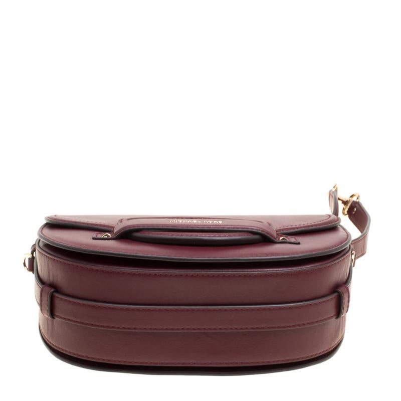 michael kors burgundy purse