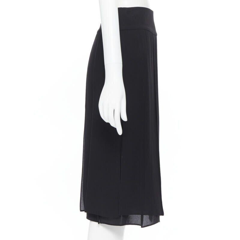 Women's MICHAEL KORS COLLECTION  100% silk flapper hem knee length skirt US0 25