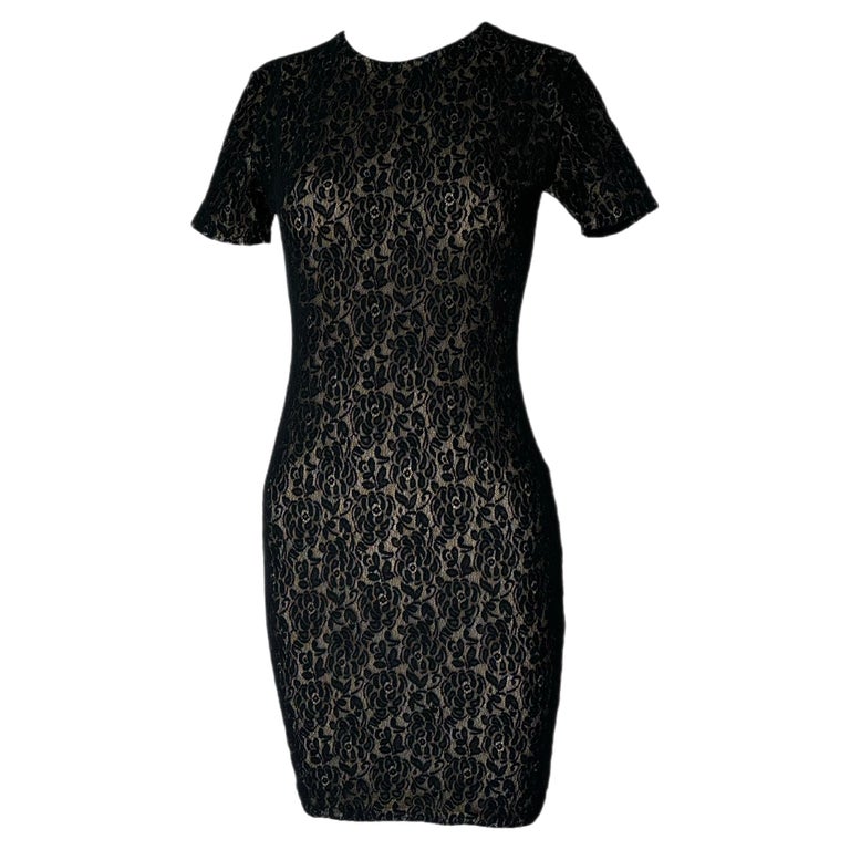 Unworn Runway MICHAEL KORS COLLECTION 1992 Vintage Lace Mini Dress For Sale at 1stDibs Unworn Runway MICHAEL KORS COLLECTION 1992 Vintage Lace Mini Dress For Sale at 1stDibs