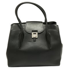 Used Michael Kors Collection Black Leather Blancroft Tote