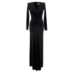 Michael Kors Collection black open-back dress US 0
