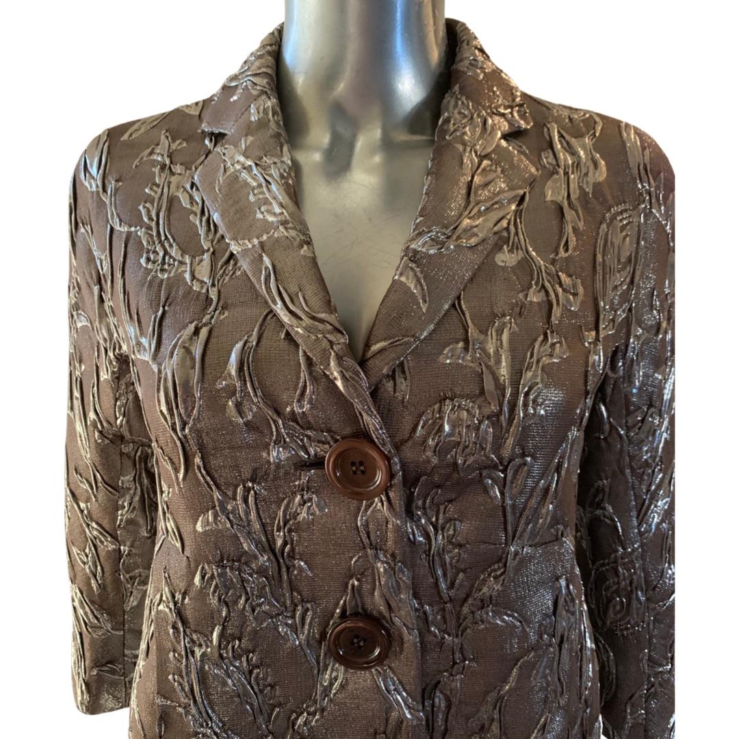 michael kors metallic coat