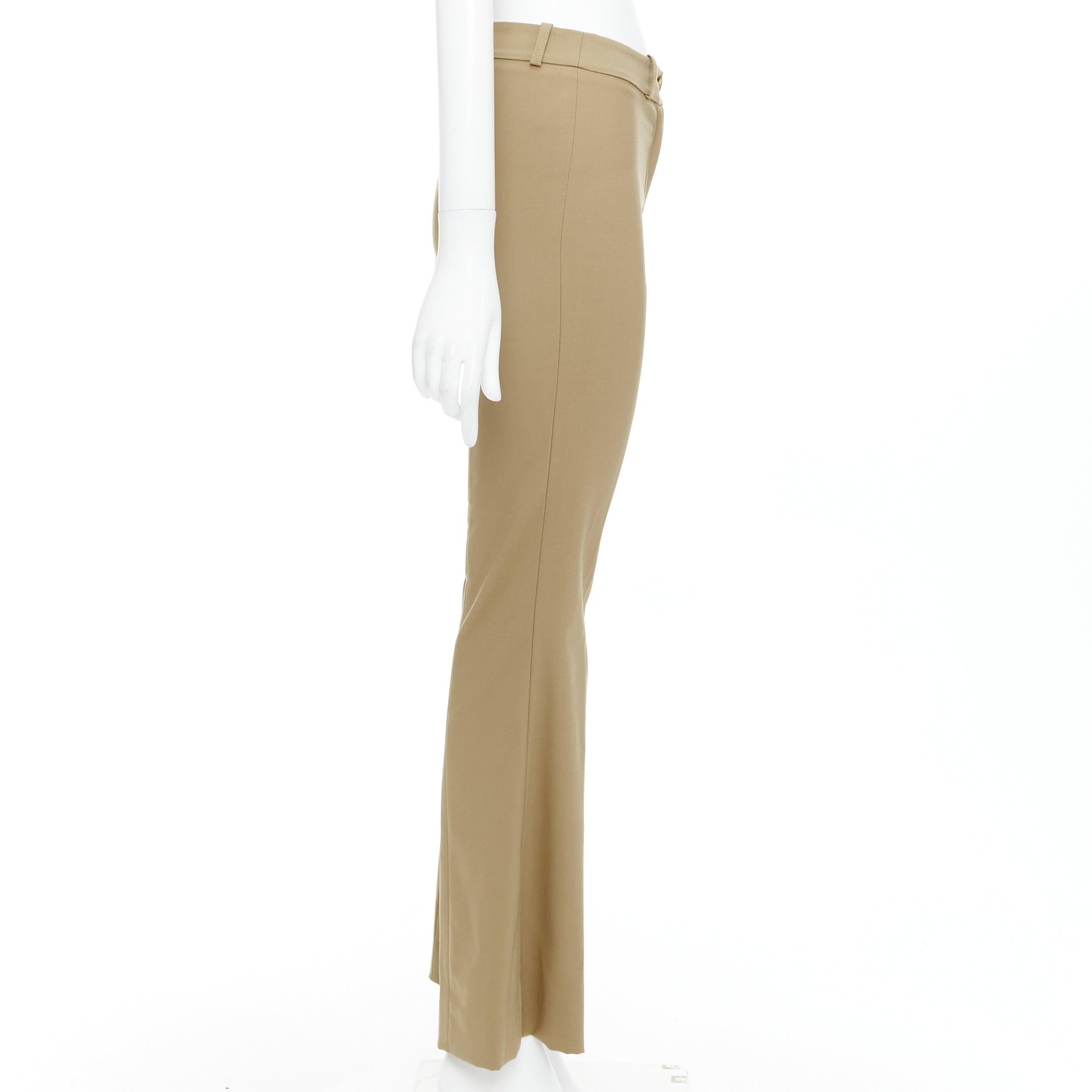 Pantalon évasé MICHAEL KORS Collection kaki taille US0 XS Excellent état - En vente à Hong Kong, NT