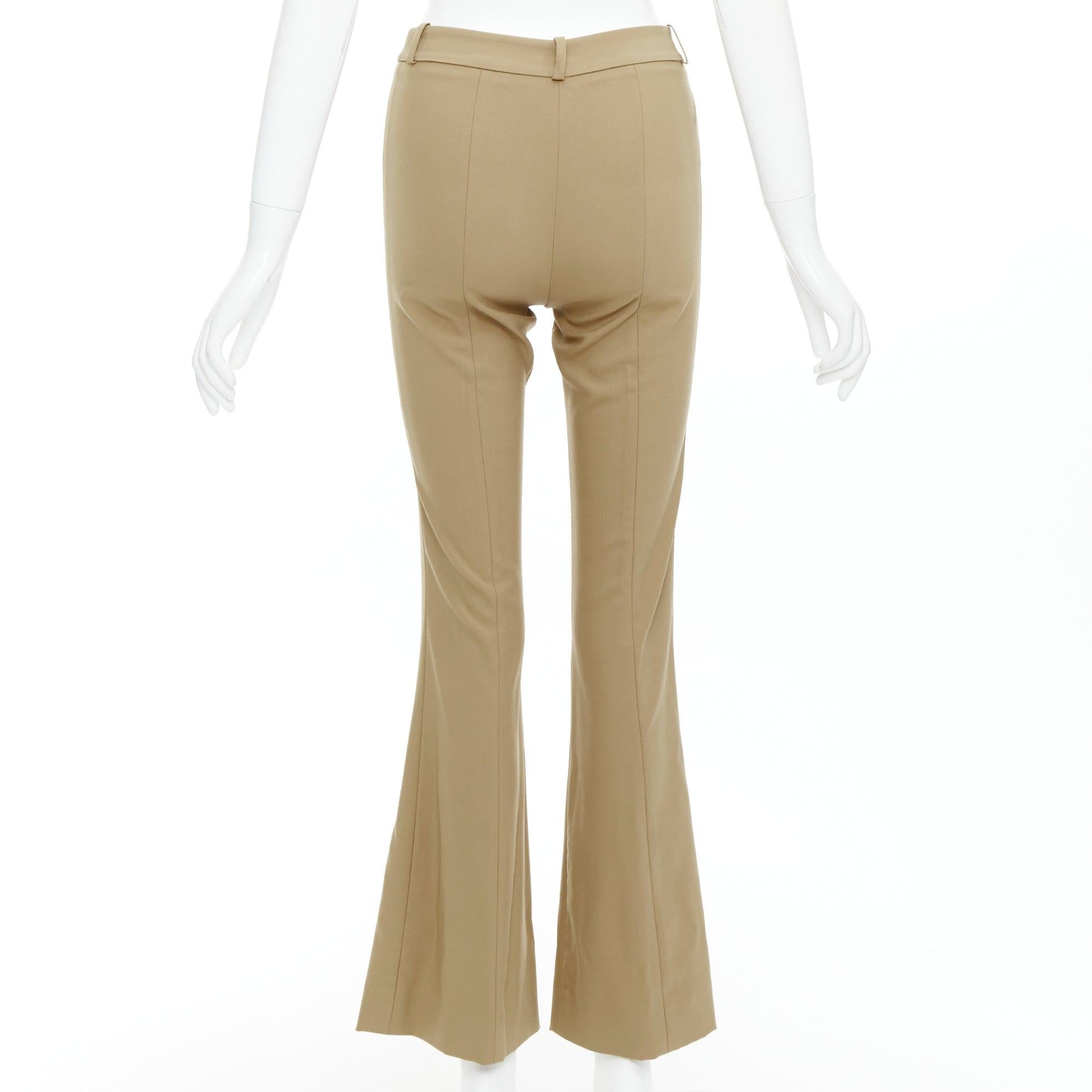 Pantalon évasé MICHAEL KORS Collection kaki taille US0 XS Pour femmes en vente
