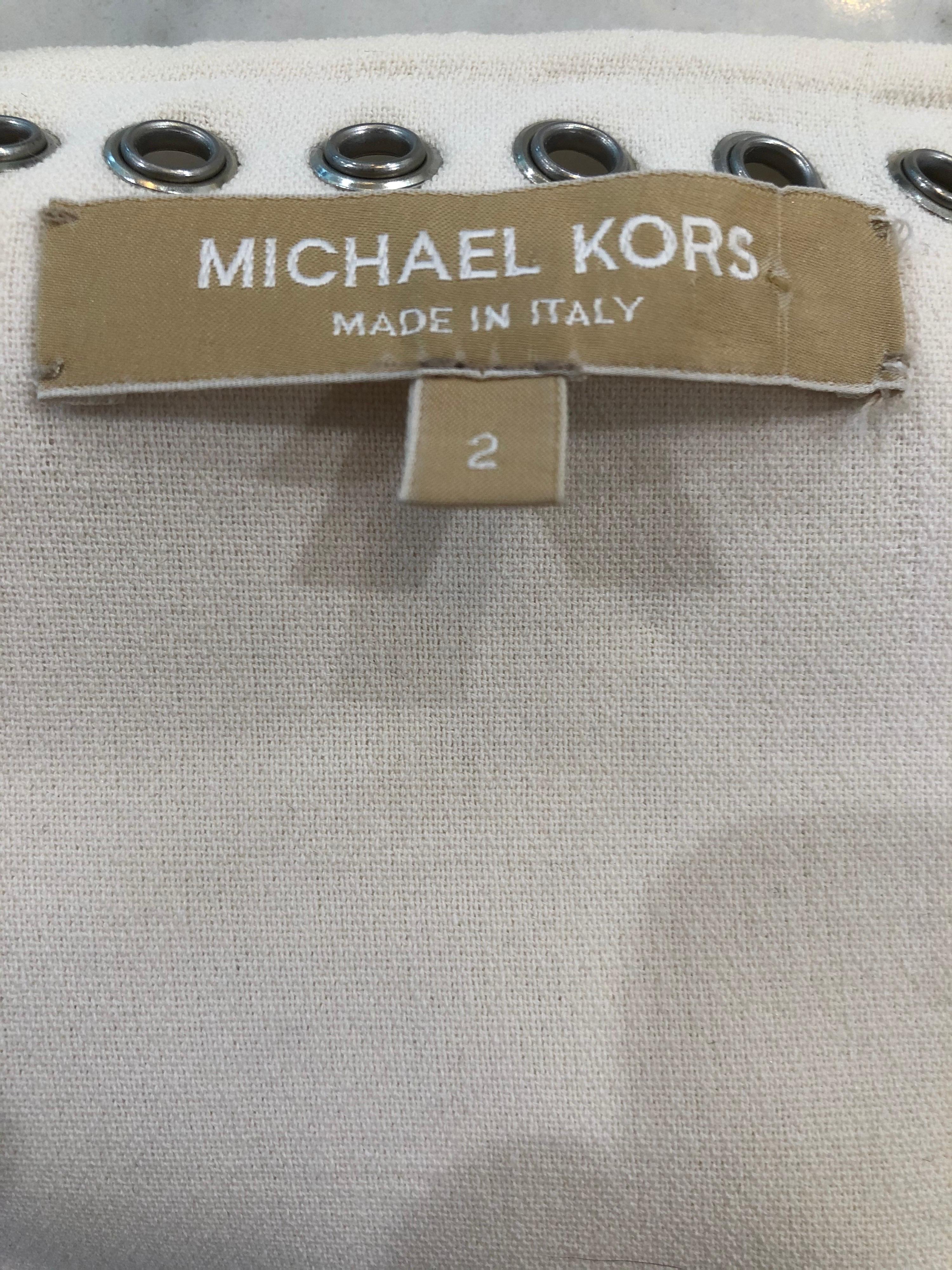 michael kors grommet dress