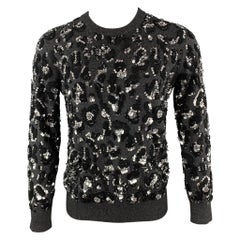 Michael Kors Taglia S Maglione in cashmere nero e antracite