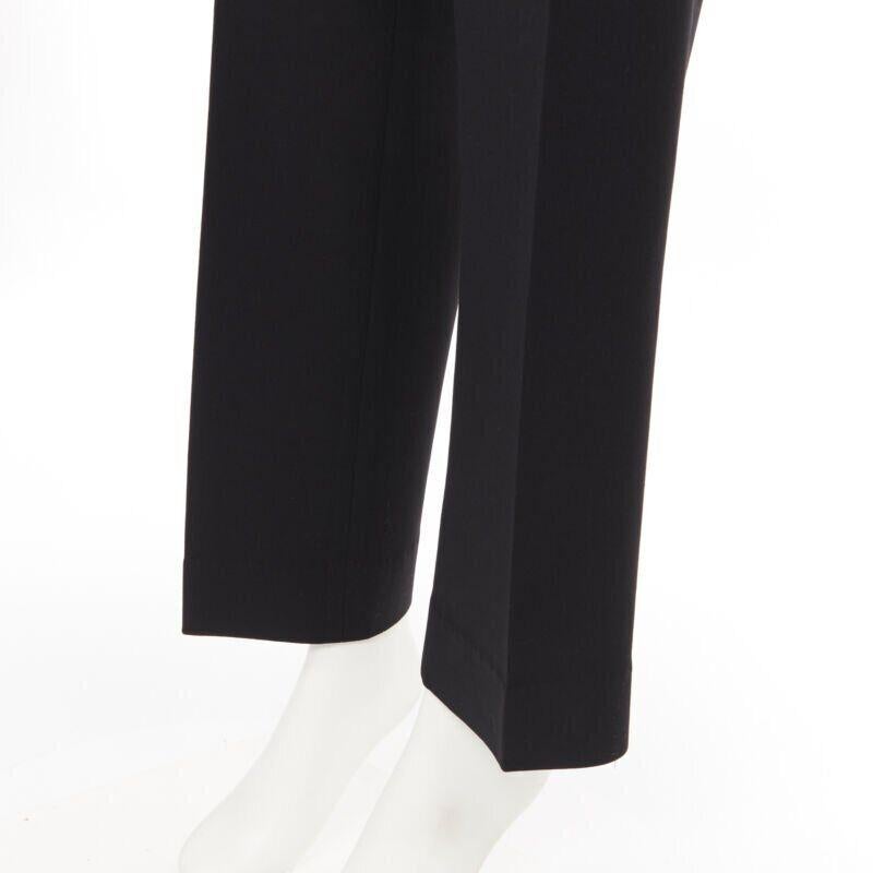 MICHAEL KORS COLLECTION virgin wool black slim leg work trousers pants US2 26