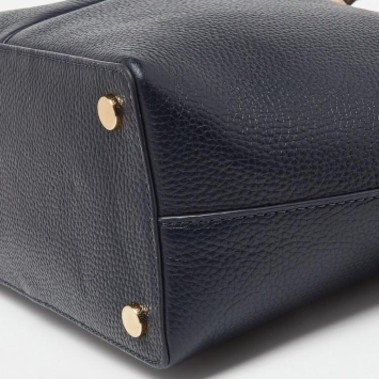 Michael Kors Fourre-tout Bedford en cuir bleu foncé/beige Pour femmes en vente