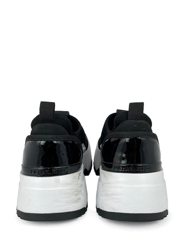 Michael Kors US 5.5 Black Slip-On Sneakers For Sale at 1stDibs