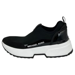 Michael Kors US 5.5 Black Slip-On Sneakers
