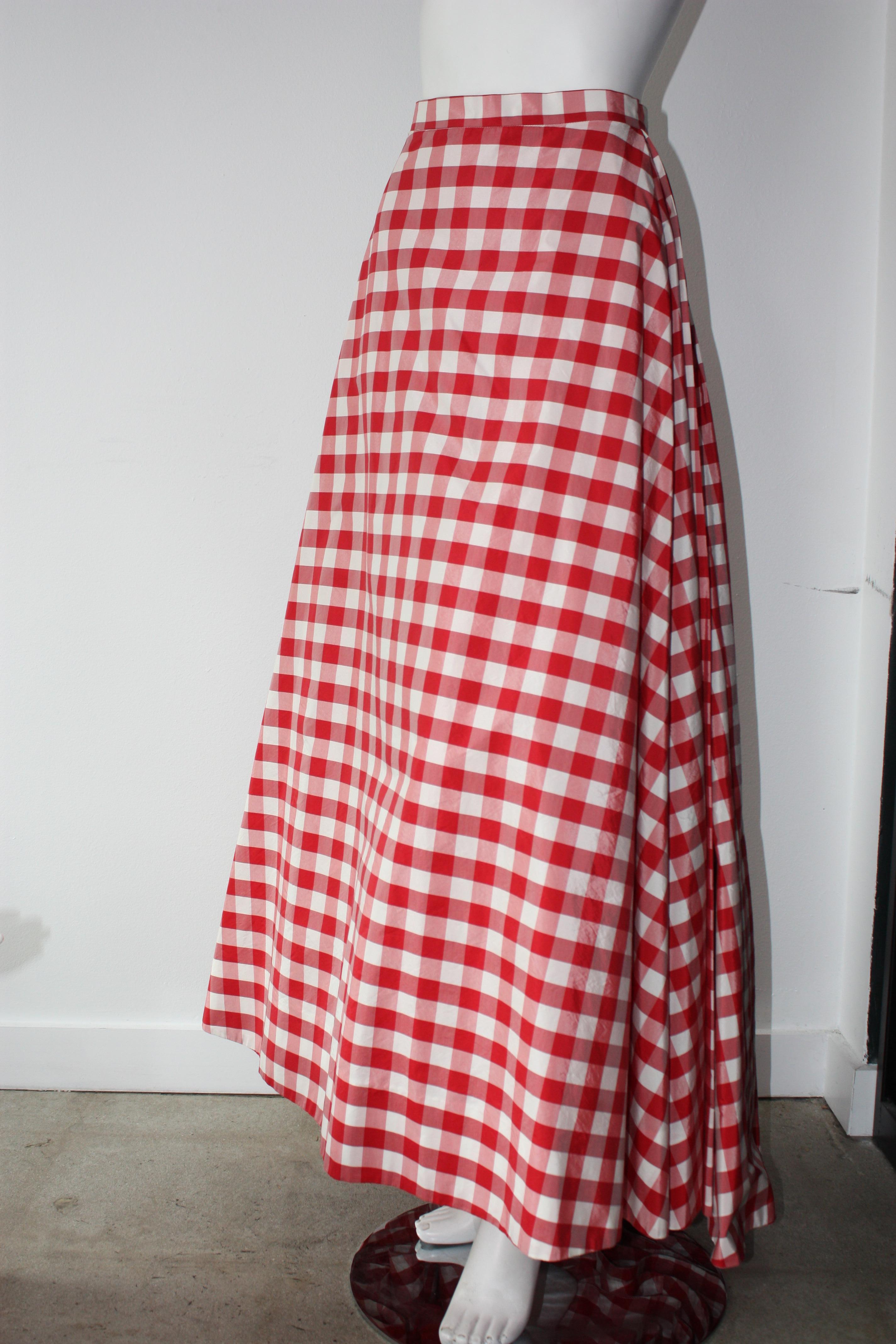 Women's Michael Kors Gingham Runway Skirt 