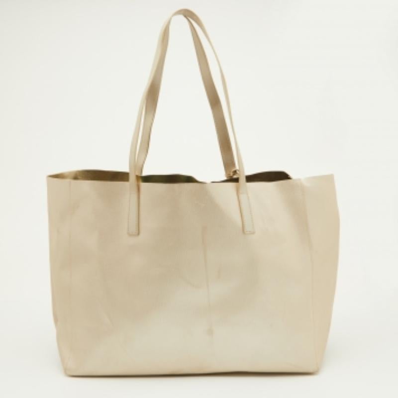 Michael Kors - Tote shopper in ecopelle oro in vendita 1