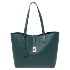 Michael Kors grand sac cabas Karson en cuir vert pour bagages