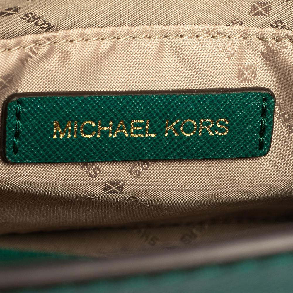 green michael kors purse
