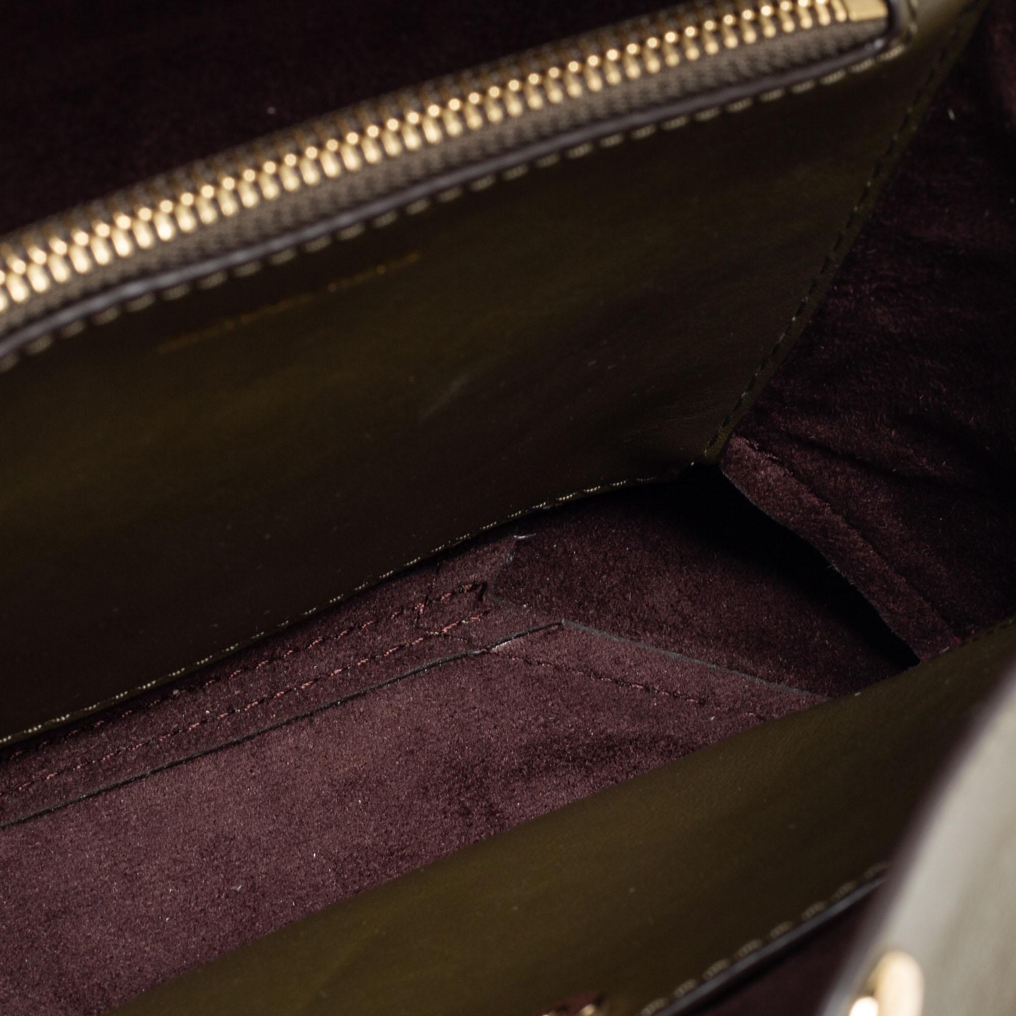 Michael Kors Green Leather Studded Medium Cece Shoulder Bag 3