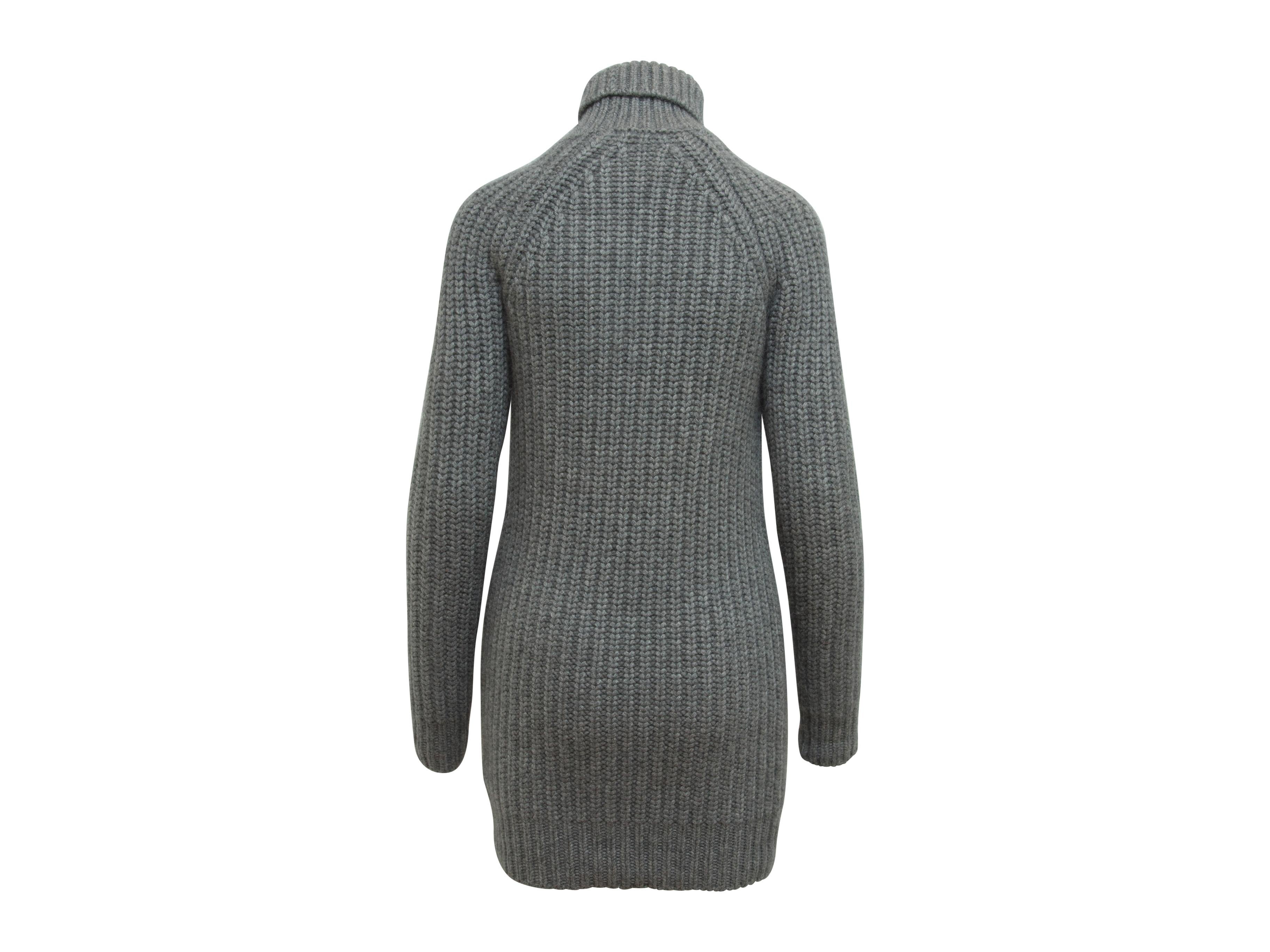 Michael Kors Grey Cashmere Turtleneck 