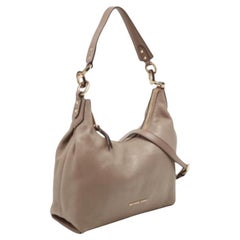 Michael Kors Hobo Isabelle de piel gris