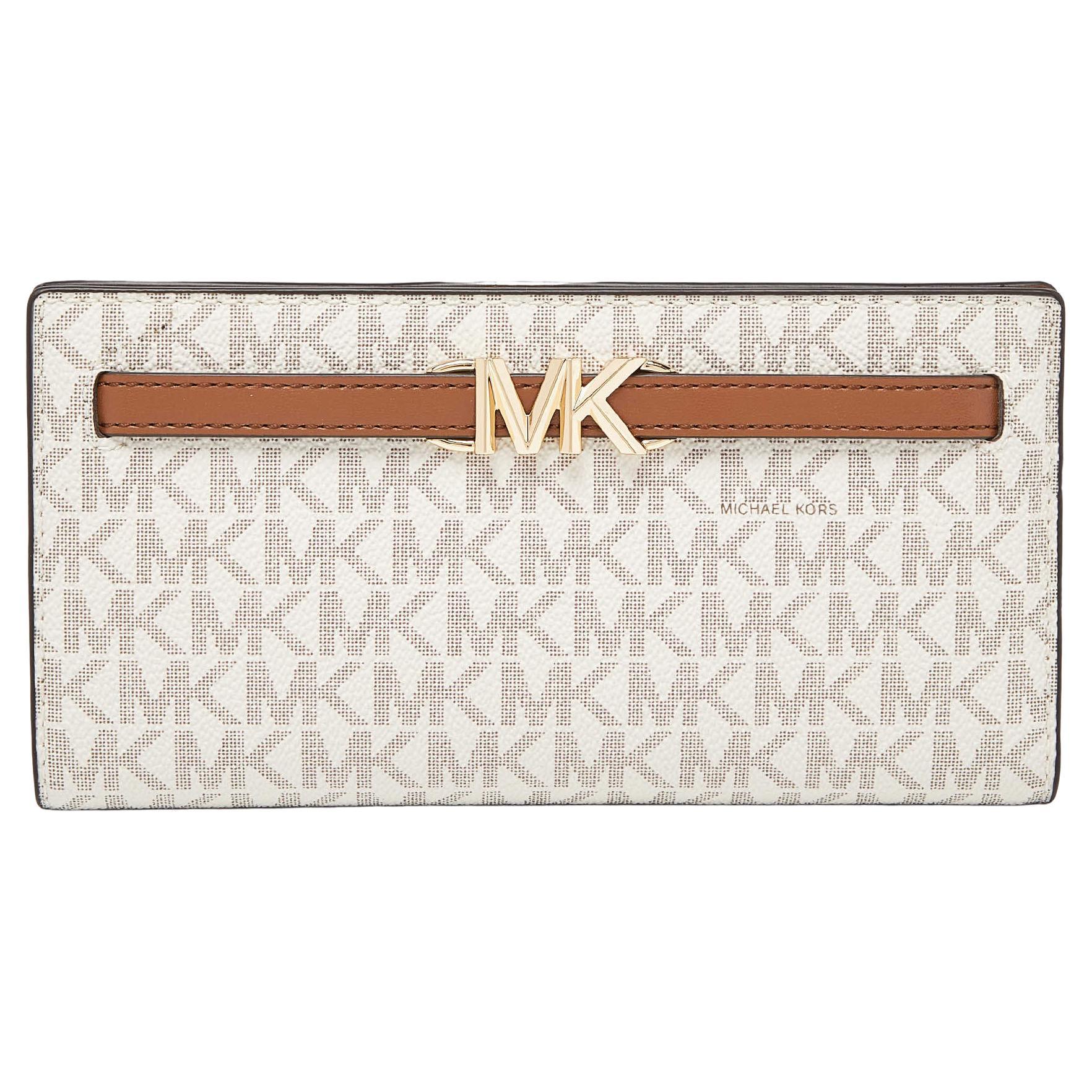 Michael kors on sale monogram wallet sale