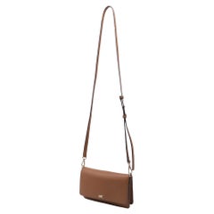 Michael Kors Jet Set Crossbody Bag in Brown Leather