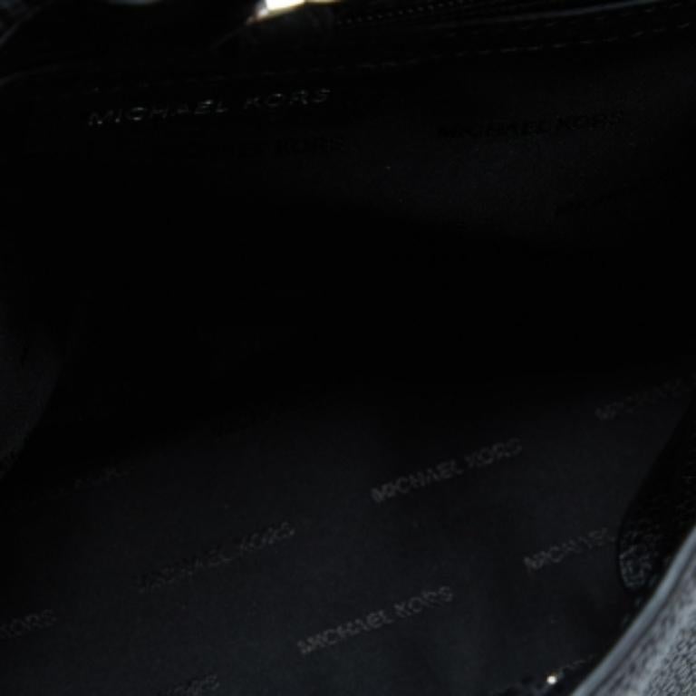 Michael Kors - Sac à main moyen Bristol en cuir et peau de serpent gaufrée en vente 2