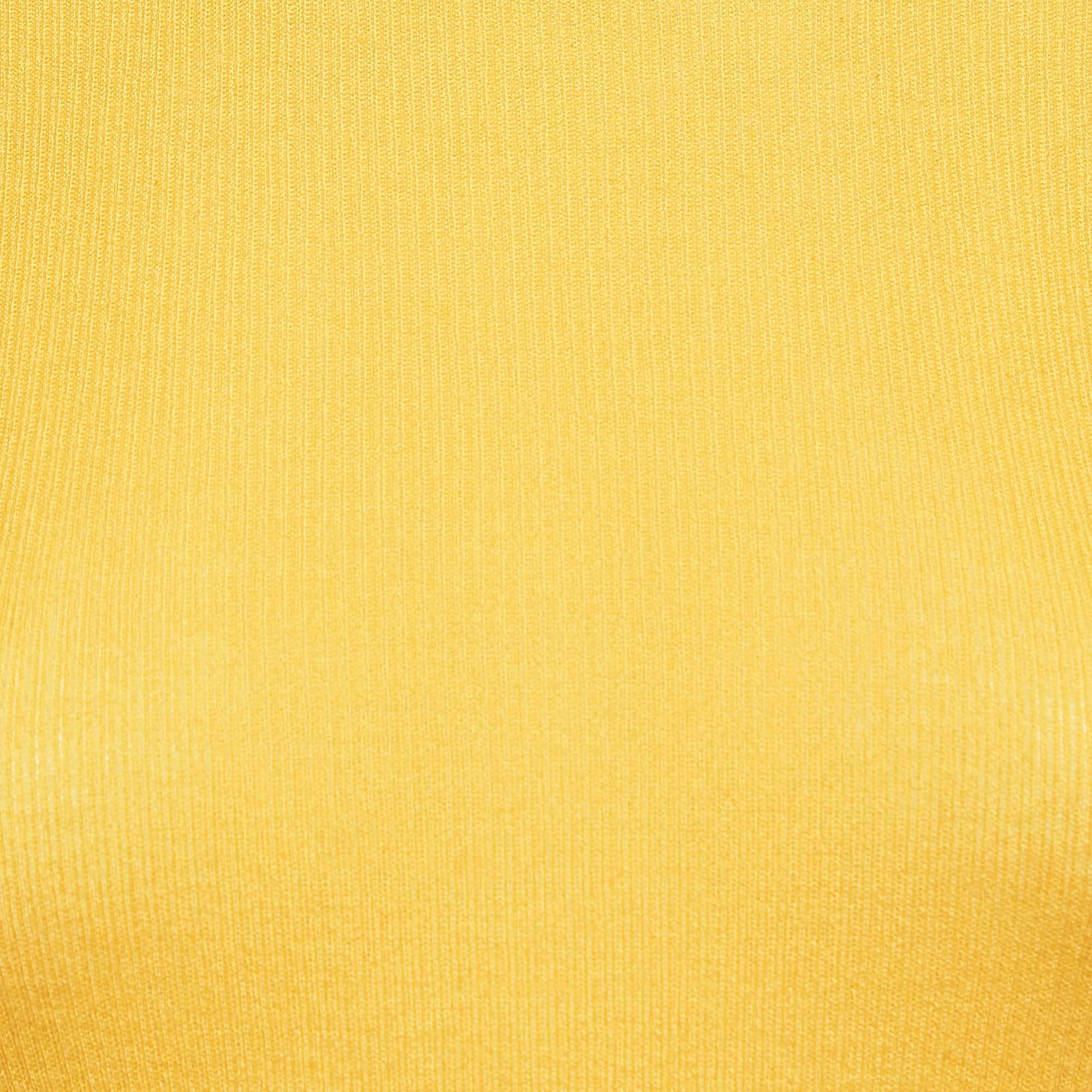 Jaune Michael Kors - Pull en cachemire jaune citron S en vente