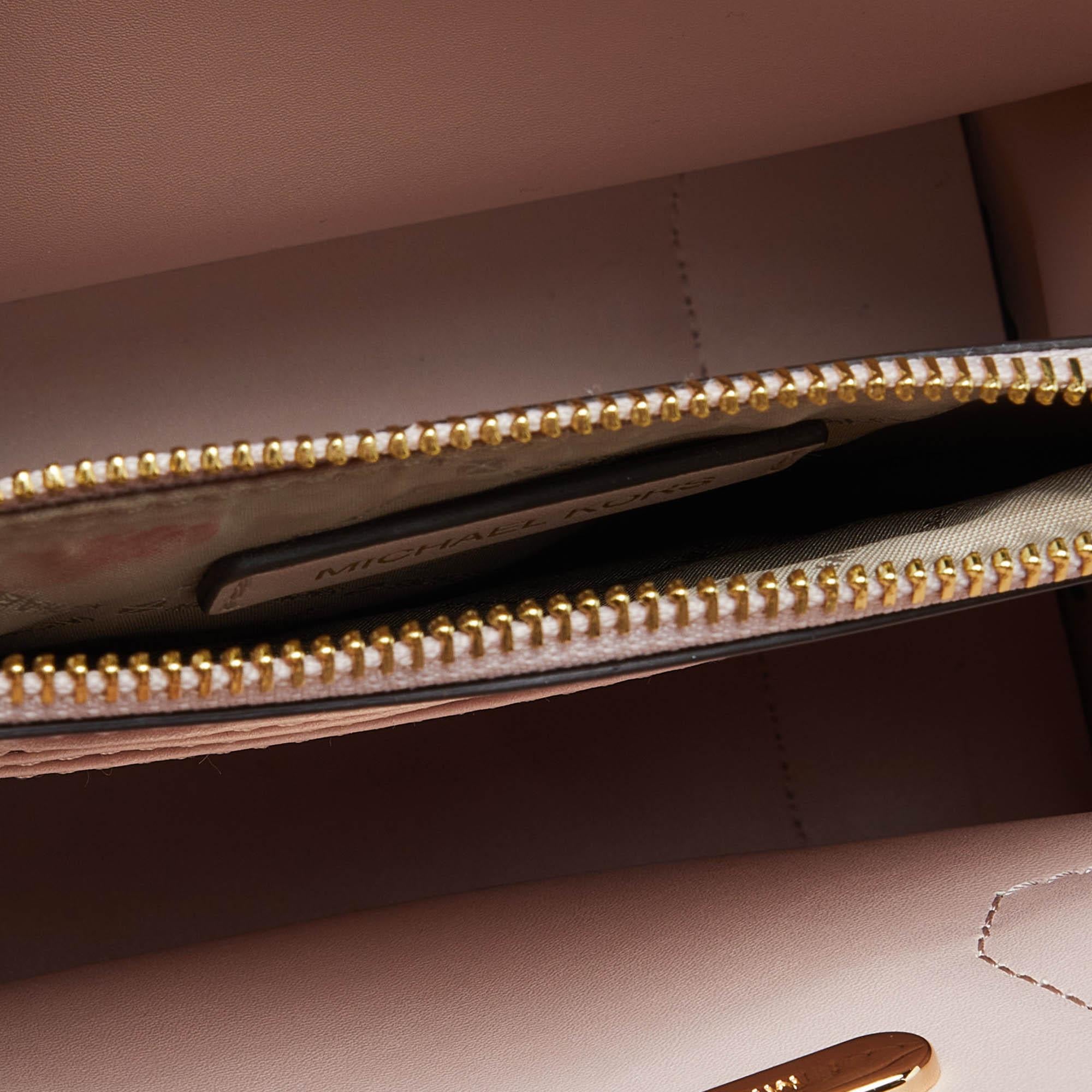 Michael Kors - Fourre-tout Mercer en cuir et daim rose clair 2