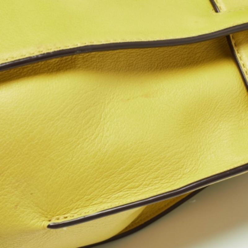 Michael Kors Tote Hamilton de piel verde lima en venta 1