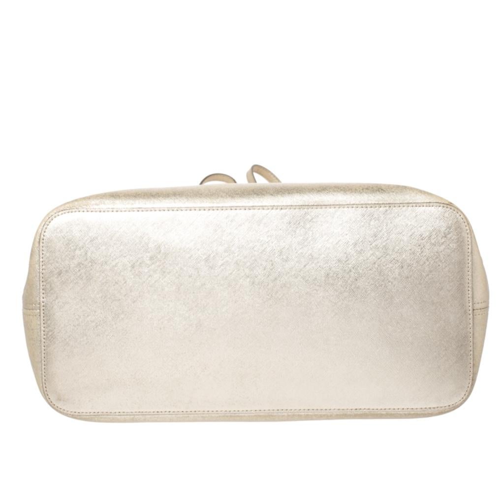michael kors gold tote bag