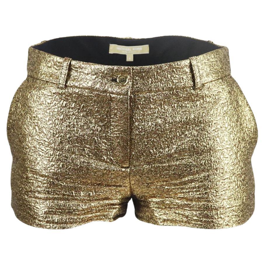 Michael Kors Metallic Jacquard Shorts Us 4 Uk 8 For Sale at 1stDibs