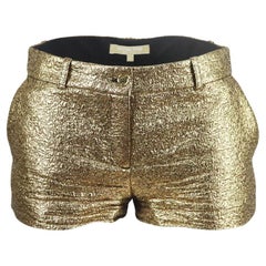 Used Michael Kors Metallic Jacquard Shorts Us 4 Uk 8